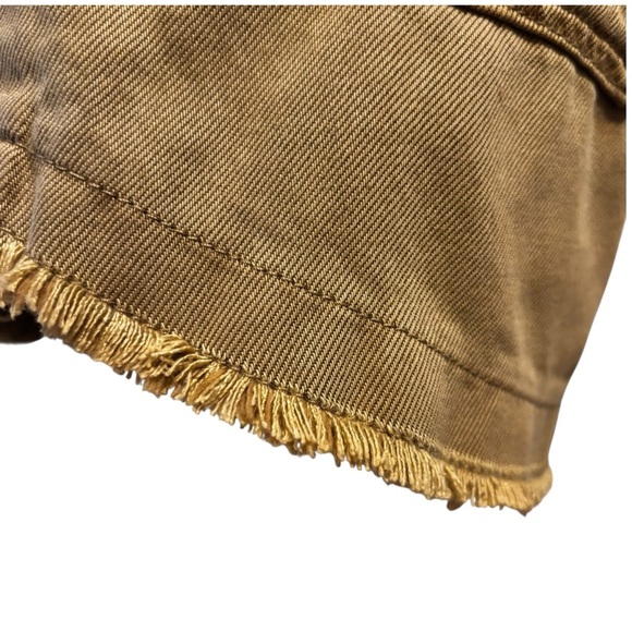 YFB Young Fabulous & Broke High-Waisted Shorts in Camel - Size L - Picture 3 of 10